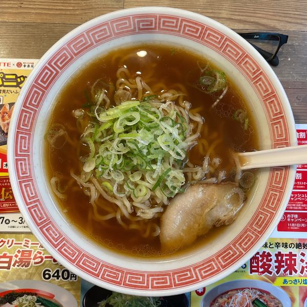 「醤油らーめん（Dランチ）」@幸楽苑 秋葉原店の写真