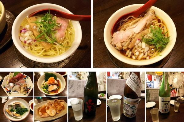 「雉そば食べ比べ（醤油＋塩）」@立ち呑み居酒屋 金町製麺の写真