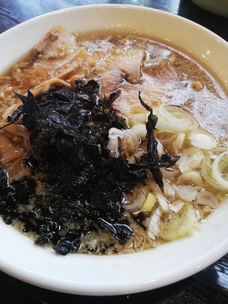 「背脂ラーメン」@麺や 秀佳の写真