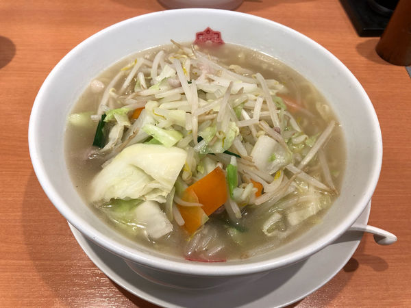 「野菜たっぷりタンメン」@日高屋 西新宿1丁目店の写真