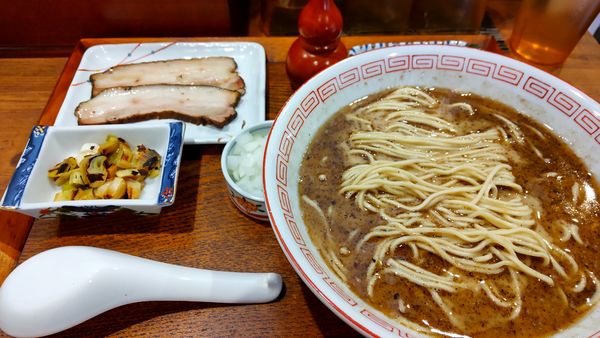 「鯖」@炭火焼濃厚中華そば 奥倫道の写真