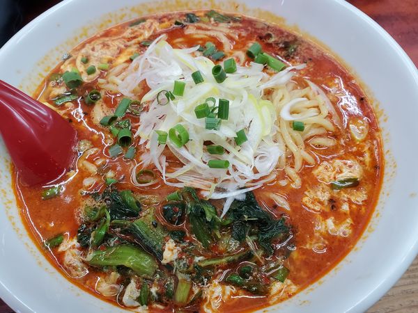 「ドラたんたんめん780円辛さドラゴン級」@らーめん ドラごんちの写真