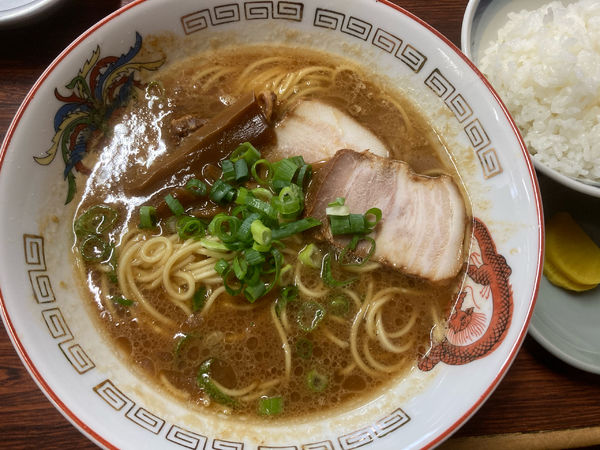 「中華そば¥600+めし¥150」@うらしま食堂の写真