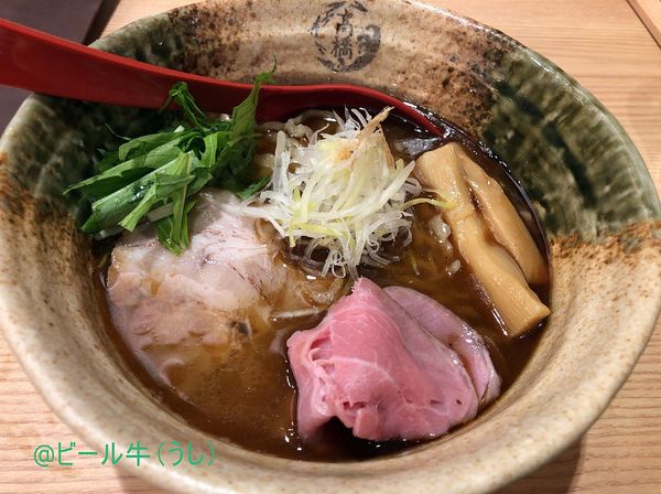 「焼きあご塩らー麺(820円)」@焼きあご塩らー麺 たかはし 越谷レイクタウン店の写真