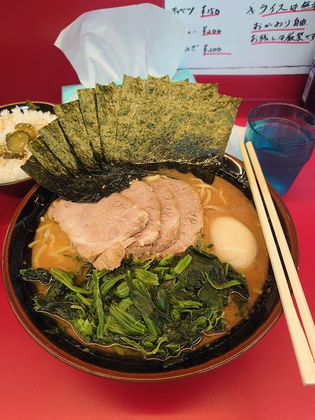 「武州ラーメン中盛り」@家系ラーメン 佐々喜家の写真