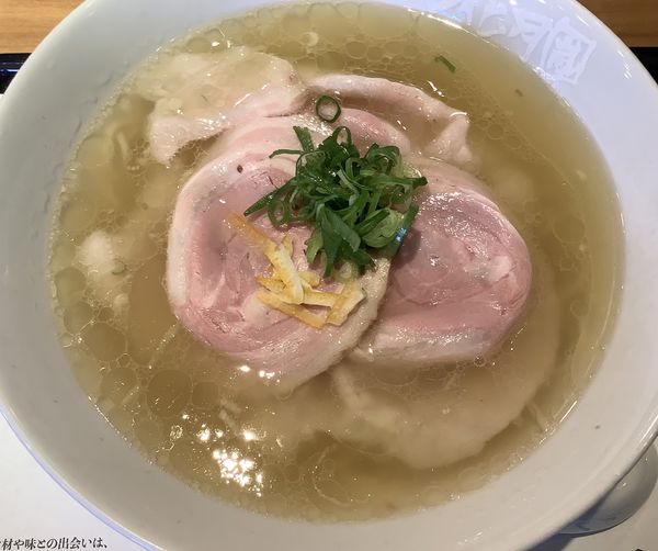 「[限定]飯田商店　塩らぁ麺」@らあめん花月嵐 中山駅前店の写真