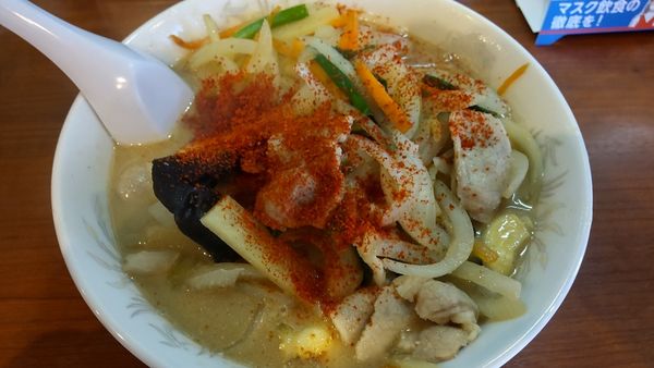 「大蒜ラーメン」@宝来軒 三代目の写真