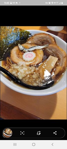 「チャーシュー煮干しそば」@麺屋大むらの写真