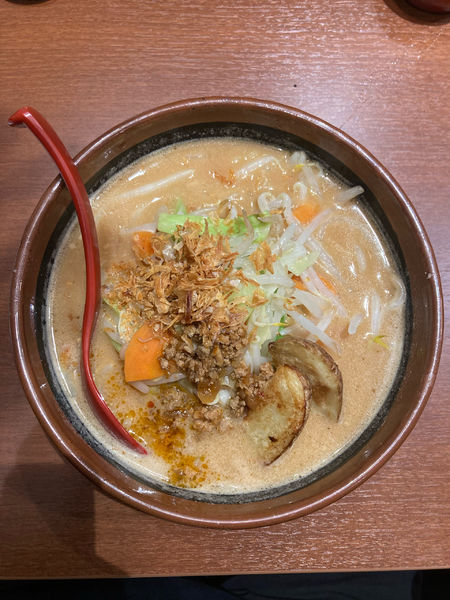 「北海道味噌野菜ラーメン」@味噌らーめん専門店 蔵出し味噌 門左衛門 西浦和店の写真