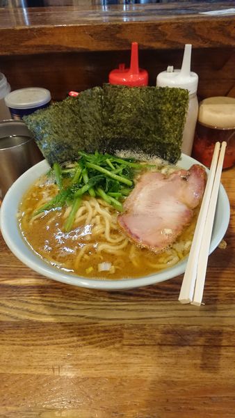 「家系　泉家　麺増量サービス」@麺屋 庄太 六浦本店の写真