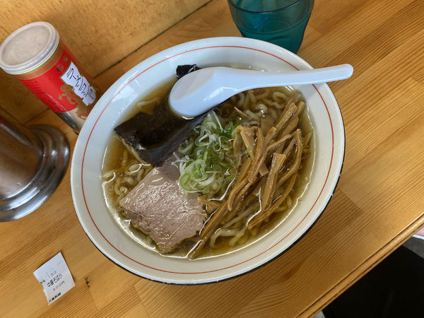 「中華そば（小）600円」@天童製麺の写真