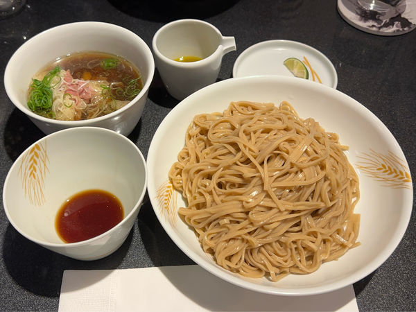 「吟麦つけ麺（醤油）+出汁割り」@Japanese Soba Noodles 蔦の写真