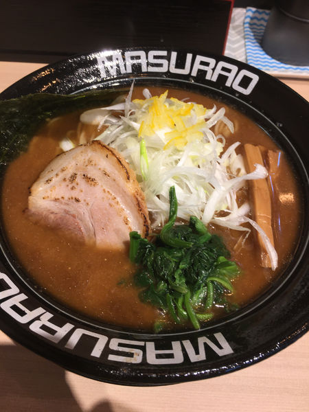 「焦がし醤油らーめん」@益荒男ラーメンの写真