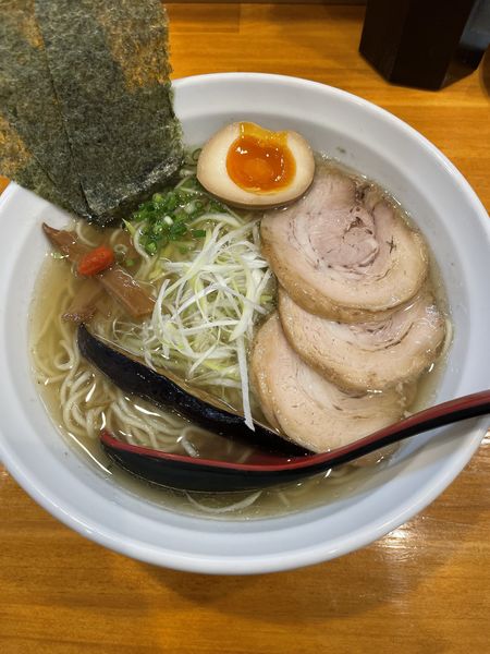 「特製魚介塩ラーメン」@らーめん元気の写真