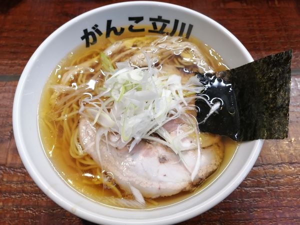 「醤油　バラ　　850円　基本のがんこ味4」@元祖一条流がんこラーメン たま館分店の写真