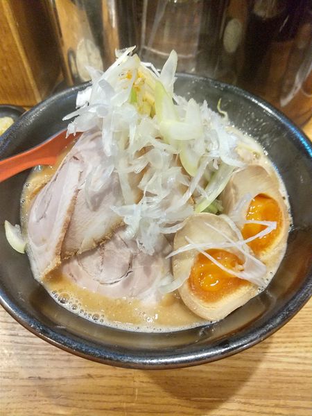 「味玉味噌チャーシュー麺」@麺処 花田 上野店の写真