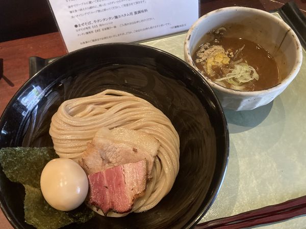 「味玉つけ麺¥1000」@つけ麺 繁田の写真