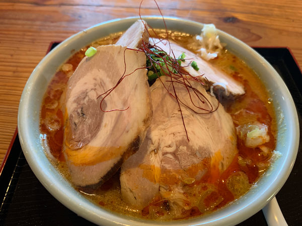 「担々麺チャーシュー」@青柳の写真