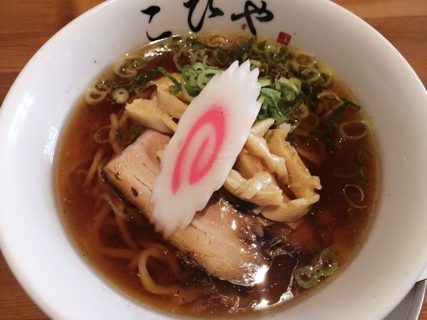 「川越醤油らーめん¥800」@川越らーめん こひやの写真