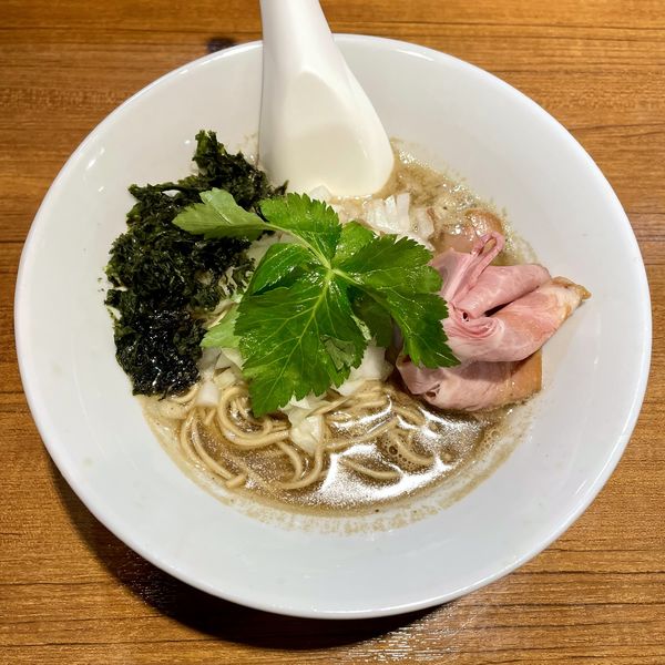 「【限定②】青森県産煮干しそば ￥850」@寿製麺よしかわ 川越店の写真