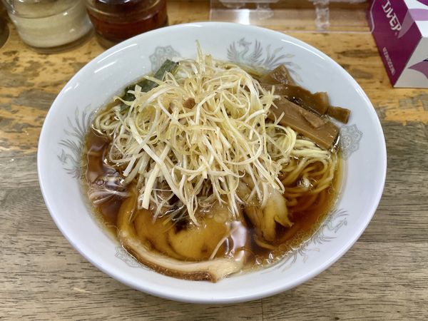 「清酒 多満自慢 ＋ メンマ皿 → ネギラーメン」@丸幸の写真
