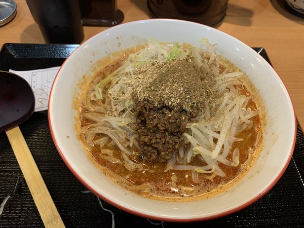 「麻辣坦々蕎麦・ぶっかけ(920円)」@蕎麦ラー岸上の写真