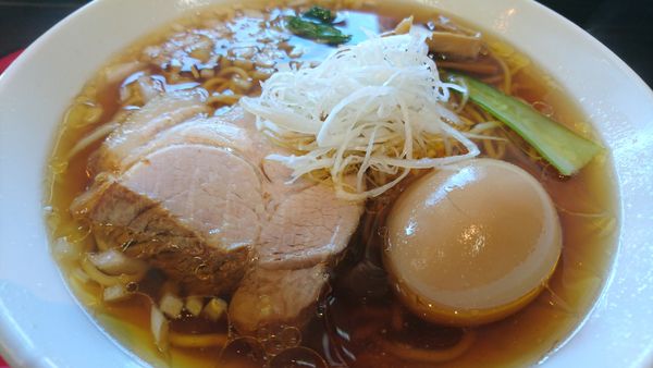 「鶏醤油ラーメン900円」@竹末 道の駅本陣の写真
