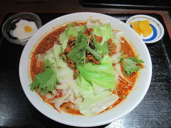「麻辣刀削麺（780円）」@中華料理 高園の写真