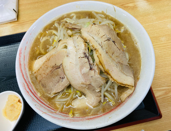 「男峠＋ニンニク」@魔界ラーメン月光の写真