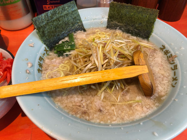 「コテネギラーメン」@ラーメンショップ椿 春日部南桜井店の写真