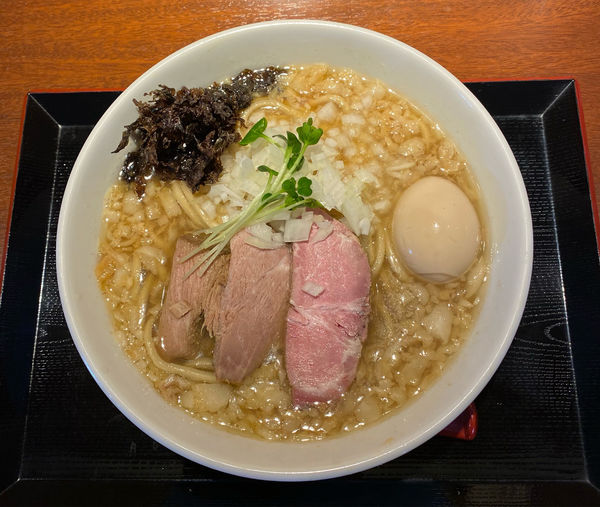 「背脂煮干しらーめん」@中華そば 蓮の華の写真