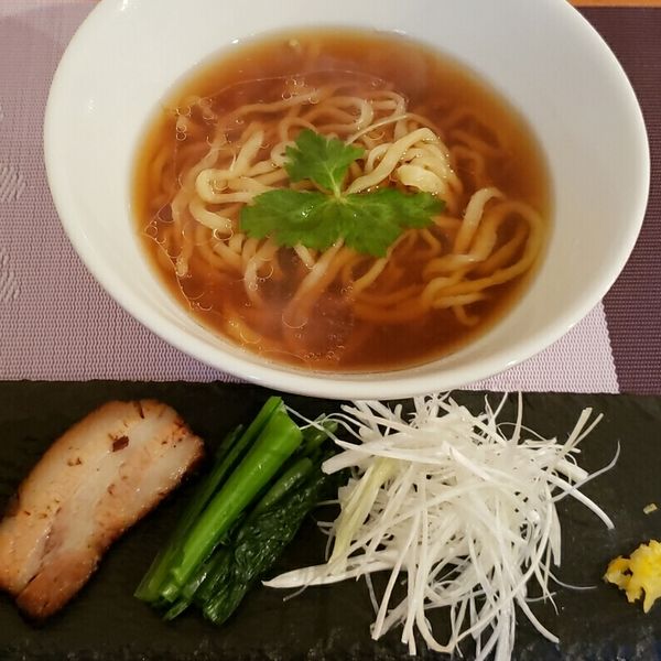 「虎巴徠そば（醤油）８５０円」@貝出汁 まぜそば 虎巴徠の写真