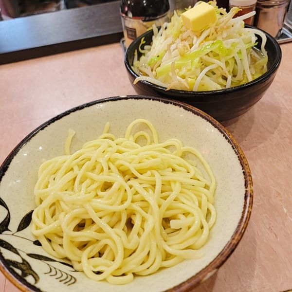 「もりそば小麺カタメ塩に変更野菜バター」@所沢大勝軒の写真