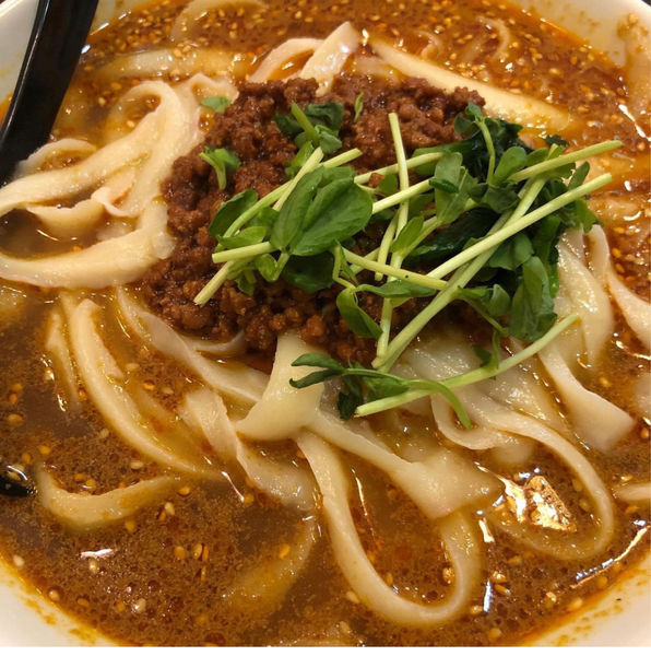 「坦々刀削麺」@西安刀削麺酒楼 牛込神楽坂店の写真