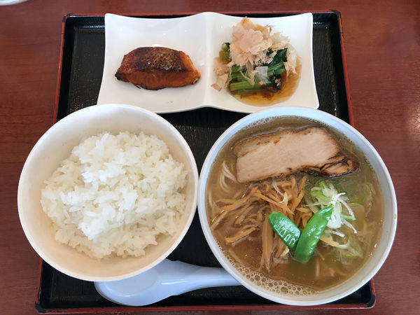 「朝ラーセット　500円」@太平楽 茂庭店の写真