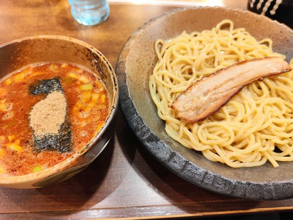 「辛口つけ麺」@つけ麺屋 ひまわりの写真