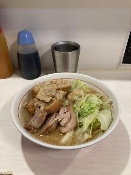 「ミニラーメン　豚増し」@ハイパーファットンの写真