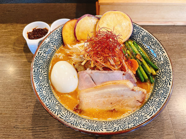 「秋やさいの味噌らーめん」@らーめん楓の写真