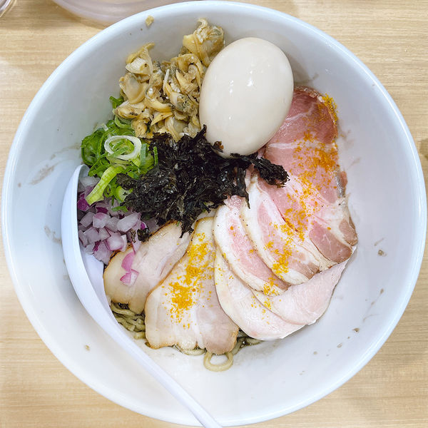 「【期間限定】特製貝鮮まぜそば」@貝麺みかわの写真