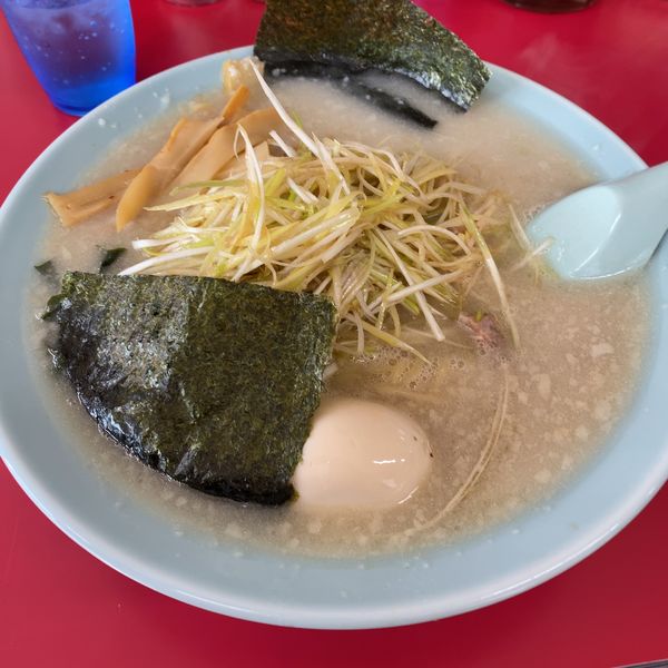 「ネギラーメン760円+味玉70」@ラーメンショップ 境店の写真