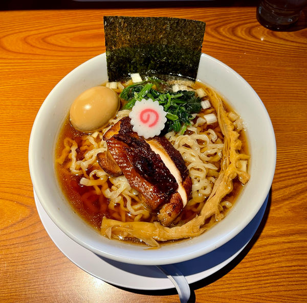 「味玉醤油らぁめん＋大盛」@らぁめん 生姜は文化。の写真