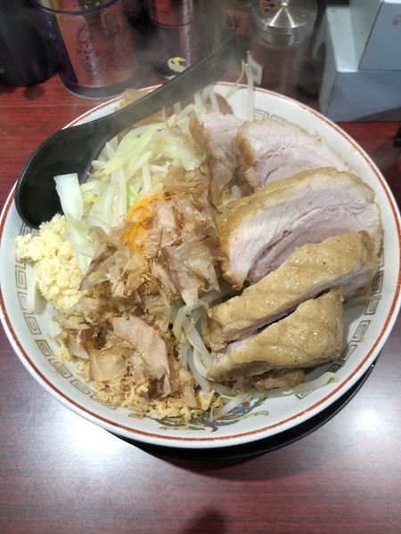 「小豚＋汁なし」@豚山 白楽店の写真