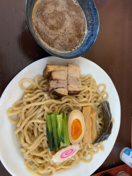 「魚介豚骨つけめん」@成美食堂の写真