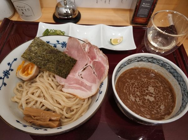 「つけ麺（平麺）」@近江つけ麺 きなりの写真