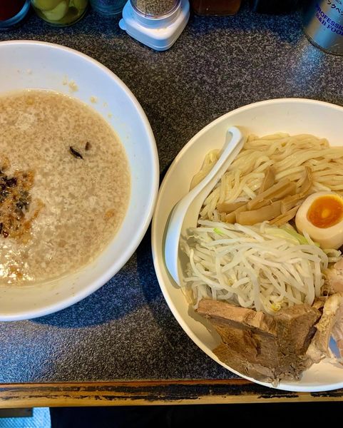 「つけ麺 正油 豚5枚￥1030」@らうめん さぶ郎の写真