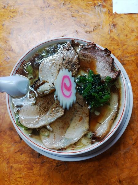 「醤油チャーシュー麺  ﾒﾝﾏ抜き」@かし亀の写真