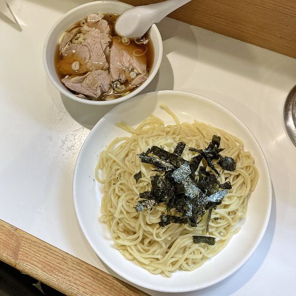 「ハーフチャーシューざるらぁめん」@らぁめん ほりうち 新橋店の写真