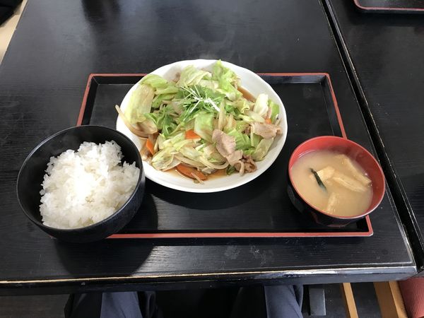 「野菜炒め定食ご飯大盛り500円」@武蔵野 丼ぶり道場の写真