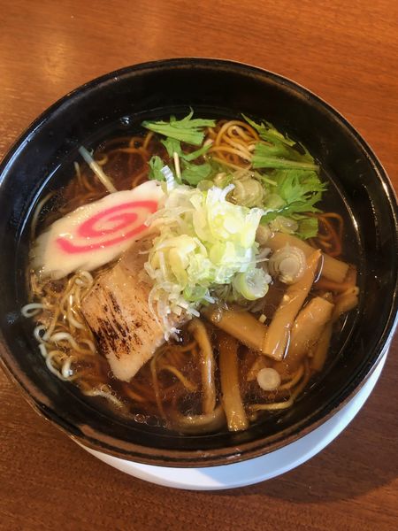 「蒸し小籠包+醬油ラーメン大盛」@ぱおず屋 陽太の写真