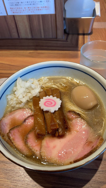 「いりこそば全部のせ」@中華そば 堀川の写真